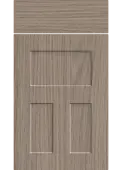 Bella Grey Vicenza Oak : Style : Stratford. MDF Vinyl Wrapped Door/Drawer