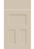 Bella Supermatt Macademia : Style : Stratford. MDF Vinyl Wrapped Door/Drawer