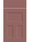 Bella Supermatt Rusty Red : Style : Stratford. MDF Vinyl Wrapped Door/Drawer