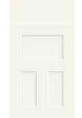Bella Supermatt White Grey : Style : Stratford. MDF Vinyl Wrapped Door/Drawer