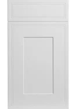 Click Here To Enlarge This Photo Of Bella Porcelain White : Style Tullymore. MDF Vinyl Wrapped Door/Drawer