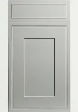Click Here To Enlarge This Photo Of Bella Satin White : Style : Tullymore. MDF Vinyl Wrapped Door/Drawer