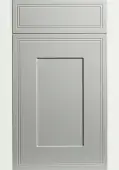 Bella Satin White : Style : Tullymore. MDF Vinyl Wrapped Door/Drawer