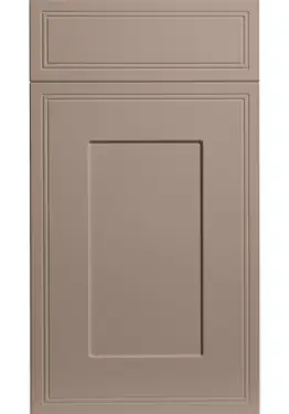 Click Here To Enlarge This Photo Of Bella Supermatt Cashmere : Style : Tullymore. MDF Vinyl Wrapped Door/Drawer