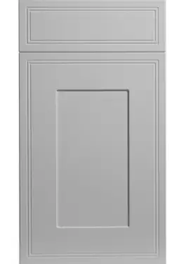 Click Here To Enlarge This Photo Of Bella Matt Dove Grey : Style : Tullymore. MDF Vinyl Wrapped Door/Drawer