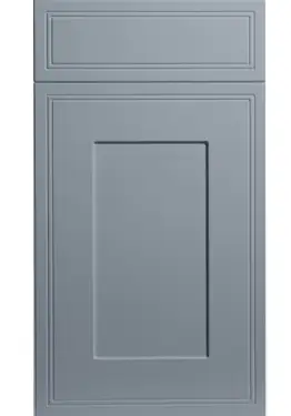 Click Here To Enlarge This Photo Of Bella Supermatt Denim : Style : Tullymore. MDF Vinyl Wrapped Door/Drawer
