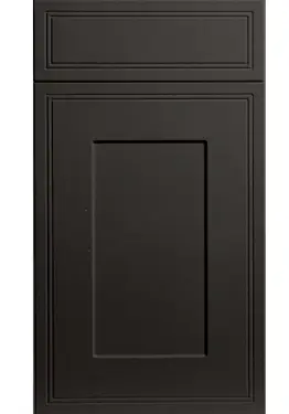 Click Here To Enlarge This Photo Of Bella Supermatt Graphite : Style : Tullymore. MDF Vinyl Wrapped Door/Drawer
