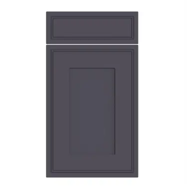 Click Here To Enlarge This Photo Of Bella Supermatt Indigo Blue : Style : Tullymore. MDF Vinyl Wrapped Door/Drawer