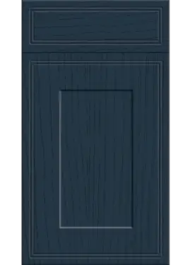 Click Here To Enlarge This Photo Of Bella Paintflow Matt Indigo Blue : Style : Tullymore. MDF Vinyl Wrapped Door/Drawer