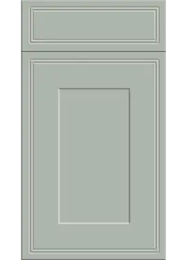 Click Here To Enlarge This Photo Of Bella Matt Pistachio Green : Style : Tullymore. MDF Vinyl Wrapped Door/Drawer