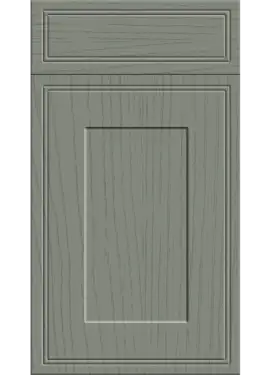 Click Here To Enlarge This Photo Of Bella Paintflow Matt Sage Green : Style : Tullymore. MDF Vinyl Wrapped Door/Drawer