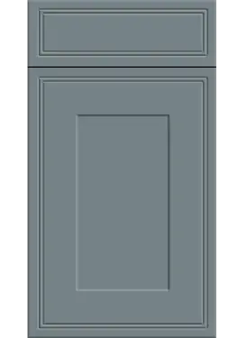 Click Here To Enlarge This Photo Of Bella Supermatt Mood Grey : Style : Tullymore. MDF Vinyl Wrapped Door/Drawer