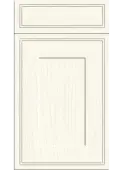 Bella Paintflow Matt White : Style : Tullymore. MDF Vinyl Wrapped Door/Drawer