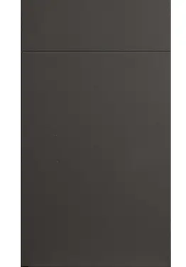 Click Here To Enlarge This Photo Of Bella Supermatt Graphite : Style : Venice. MDF Vinyl Wrapped Door/Drawer