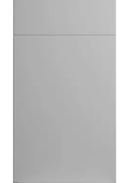 Click Here To Enlarge This Photo Of Bella Supermatt Dove Grey : Style : Venice. MDF Vinyl Wrapped Door/Drawer