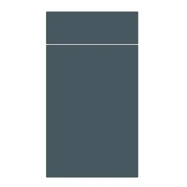 Click Here To Enlarge This Photo Of Bella Supermatt Colonial Blue : Style : Venice. MDF Vinyl Wrapped Door/Drawer
