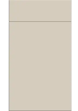 Click Here To Enlarge This Photo Of Bella Supermatt Taupe Grey : Style : Venice. MDF Vinyl Wrapped Door/Drawer