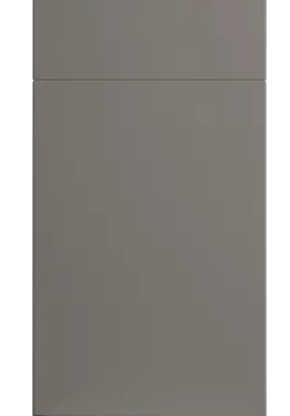 Click Here To Enlarge This Photo Of Bella Supermatt Taupe : Style : Venice. MDF Vinyl Wrapped Door/Drawer
