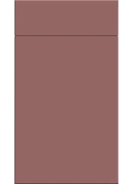 Click Here To Enlarge This Photo Of Bella Supermatt Rusty Red : Style : Venice. MDF Vinyl Wrapped Door/Drawer