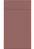 Bella Supermatt Rusty Red : Style : Venice. MDF Vinyl Wrapped Door/Drawer