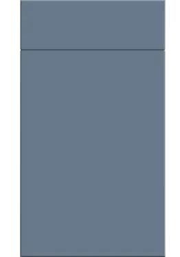 Click Here To Enlarge This Photo Of Bella Supermatt Misty Blue : Style : Venice. MDF Vinyl Wrapped Door/Drawer
