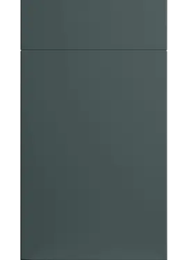 Click Here To Enlarge This Photo Of Bella Supermatt Kombu Green : Style : Venice. MDF Vinyl Wrapped Door/Drawer
