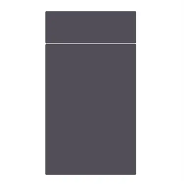 Click Here To Enlarge This Photo Of Bella Supermatt Indigo Blue : Style : Venice. MDF Vinyl Wrapped Door/Drawer
