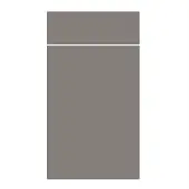 Bella Supermatt Dust Grey : Style : Venice. MDF Vinyl Wrapped Door/Drawer