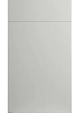 Click Here To Enlarge This Photo Of Bella Satin White : Style : Venice. MDF Vinyl Wrapped Door/Drawer