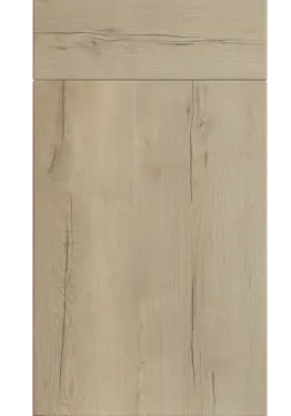 Click Here To Enlarge This Photo Of Bella Halifax Natural Oak : Style : Venice. MDF Vinyl Wrapped Door/Drawer