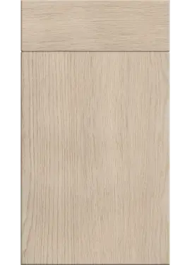 Click Here To Enlarge This Photo Of Bella Cremona Oak Cotta : Style : Venice. MDF Vinyl Wrapped Door/Drawer