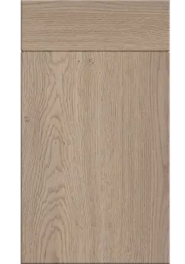 Click Here To Enlarge This Photo Of Bella Cremona Oak Cannolo : Style : Venice. MDF Vinyl Wrapped Door/Drawer