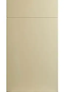 Click Here To Enlarge This Photo Of Bella High Gloss Cream : Style : Venice. MDF Vinyl Wrapped Door/Drawer