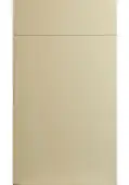 Bella High Gloss Cream : Style : Venice. MDF Vinyl Wrapped Door/Drawer