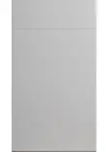 Bella High Gloss Light Grey : Style : Venice. MDF Vinyl Wrapped Door/Drawer