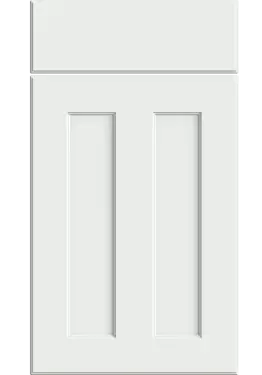 Click Here To Enlarge This Photo Of Bella Satin White : Style : Chester. MDF Vinyl Wrapped Door/Drawer