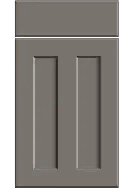Click Here To Enlarge This Photo Of Bella Supermatt Taupe : Style : Chester. MDF Vinyl Wrapped Door/Drawer