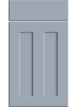 Click Here To Enlarge This Photo Of Bella Supermatt Denim : Style : Chester. MDF Vinyl Wrapped Door/Drawer