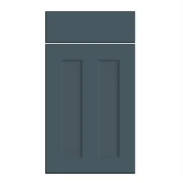 Click Here To Enlarge This Photo Of Bella Supermatt Colonial Blue : Style : Chester. MDF Vinyl Wrapped Door/Drawer