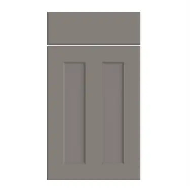 Click Here To Enlarge This Photo Of Bella Supermatt Dust Grey : Style : Chester. MDF Vinyl Wrapped Door/Drawer