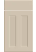 Bella Supermatt Macademia : Style : Chester. MDF Vinyl Wrapped Door/Drawer