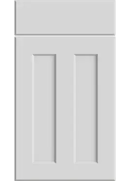 Click Here To Enlarge This Photo Of Bella Porcelain White : Style : Chester. MDF Vinyl Wrapped Door/Drawer