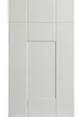 Bella Satin White : Style : Warwick. MDF Vinyl Wrapped Door/Drawer