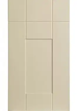 Click Here To Enlarge This Photo Of Bella Ivory : Style : Warwick. MDF Vinyl Wrapped Door/Drawer