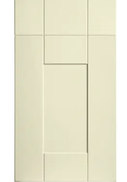 Click Here To Enlarge This Photo Of Bella Oakgrain Cream : Style : Warwick. MDF Vinyl Wrapped Door/Drawer