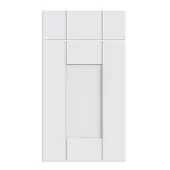 Bella Supermatt White : Style : Warwick. MDF Vinyl Wrapped Door/Drawer