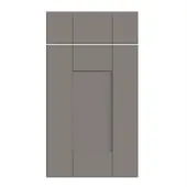 Bella Supermatt Dust Grey : Style : Warwick. MDF Vinyl Wrapped Door/Drawer