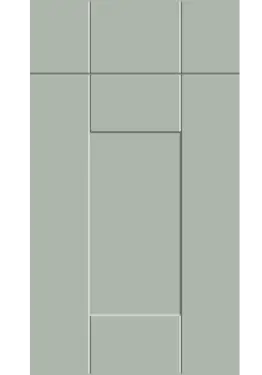Click Here To Enlarge This Photo Of Bella Matt Pistachio Green : Style : Warwick. MDF Vinyl Wrapped Door/Drawer