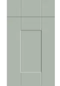 Bella Matt Pistachio Green : Style : Warwick. MDF Vinyl Wrapped Door/Drawer