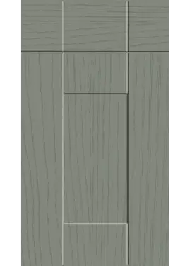 Click Here To Enlarge This Photo Of Bella Paintflow Matt Sage Green : Style : Warwick. MDF Vinyl Wrapped Door/Drawer